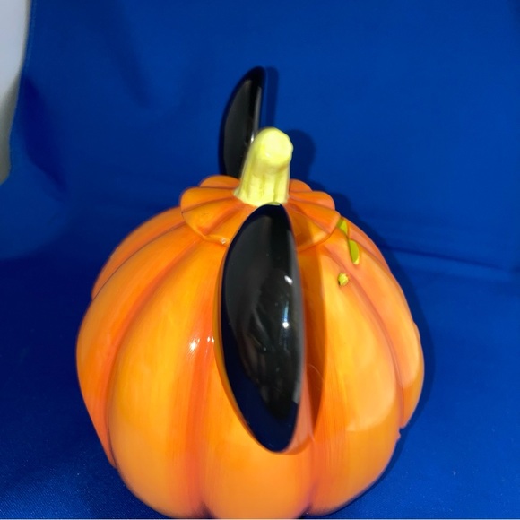 Disney Halloween Pumpkin Candle Tealight Holder Figurine Mickey Mouse - Picture 5 of 8